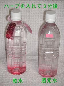 やはり軟水のほうが溶け出しているような・・・。