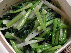 小松菜の温野菜サラダです^^