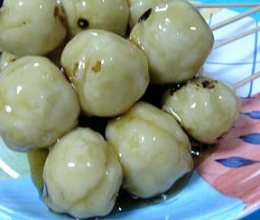 お豆腐入りみたらし団子