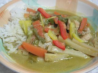 本格的なグリーンカレーができた!!